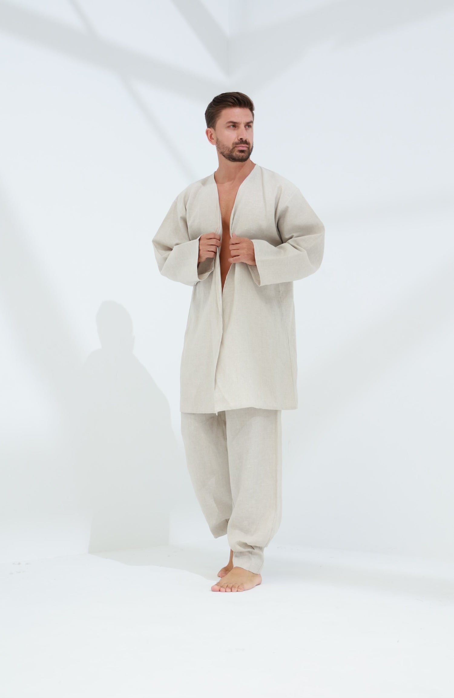 Men's Linen Cardigans