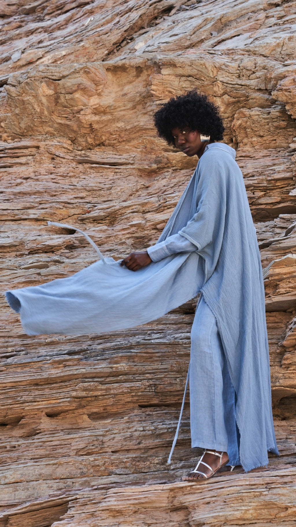 Sande Linen Abaya Jeans