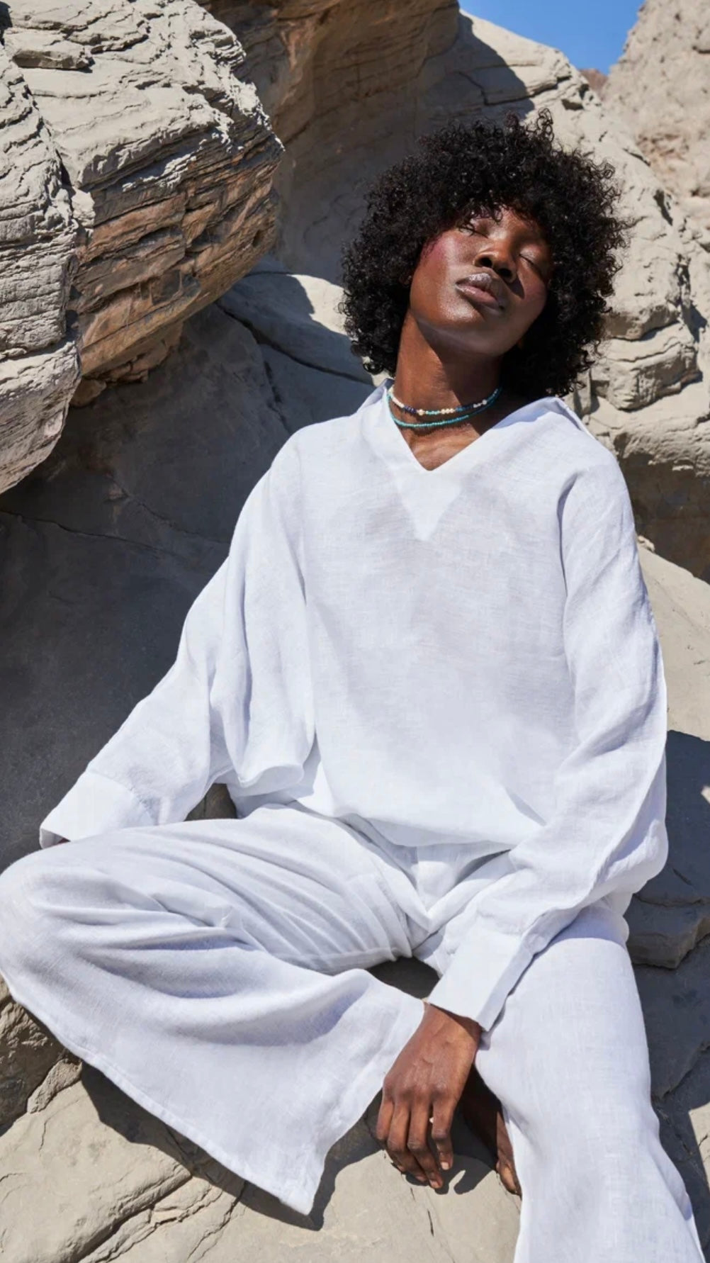 Armonia Pure Linen Shirt Blanco