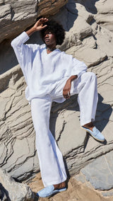 Armonia Pure Linen Shirt Blanco