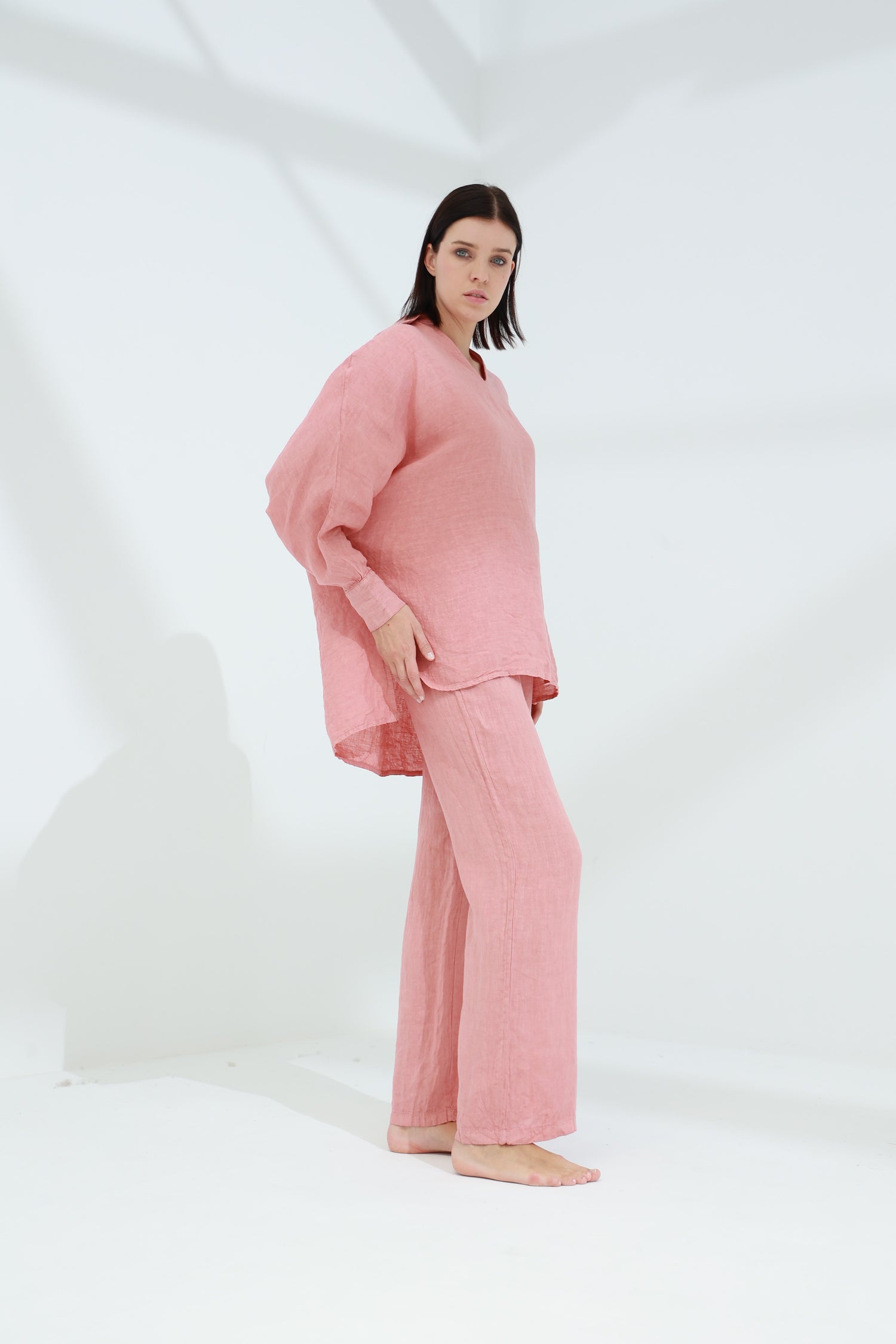 Armonia Pure Linen Shirt Caramel | G Linen World