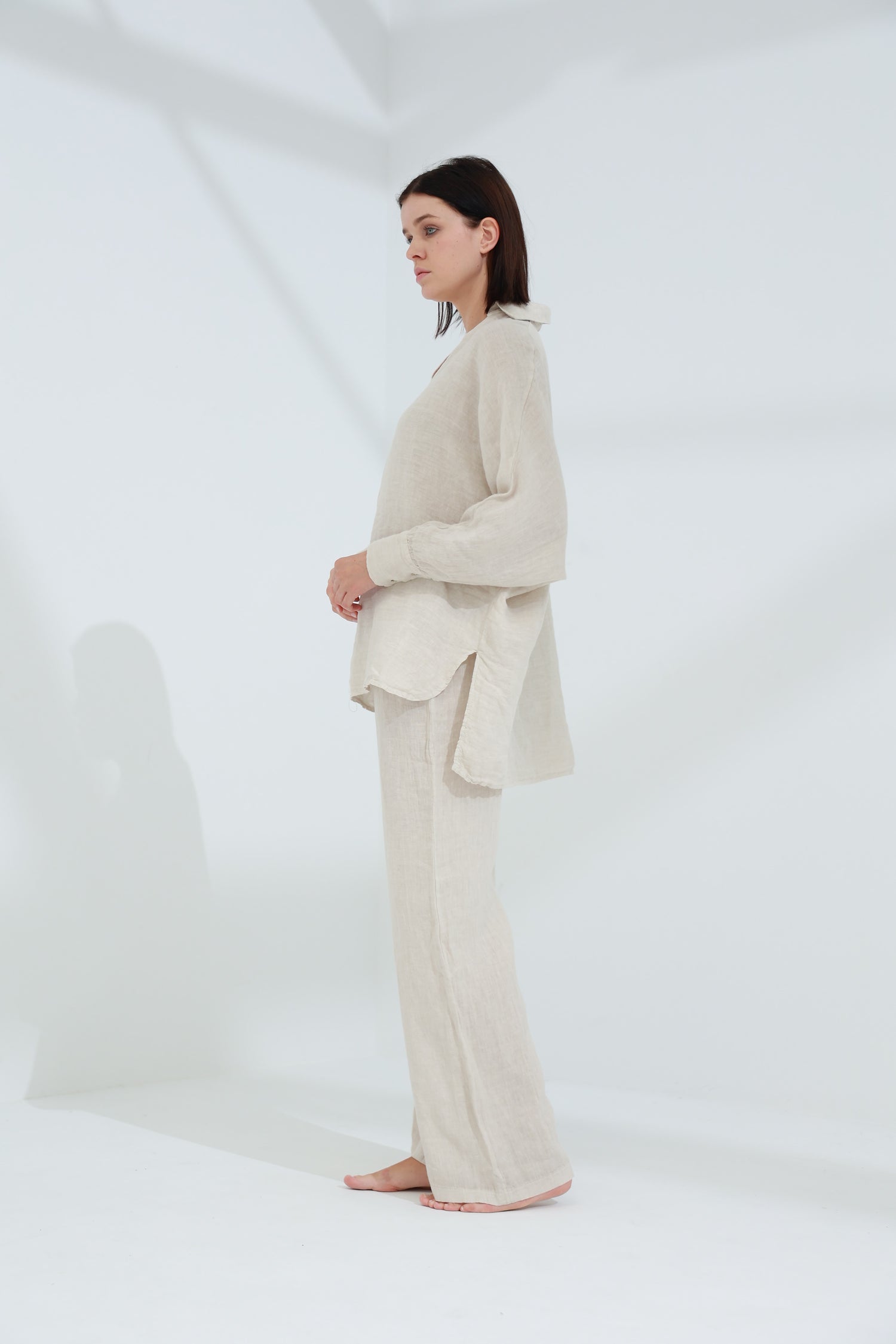 Armonia Pure Linen Shirt Sabbia | G Linen World