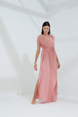 Pelle Pure Linen Cape Caramel | G Linen World