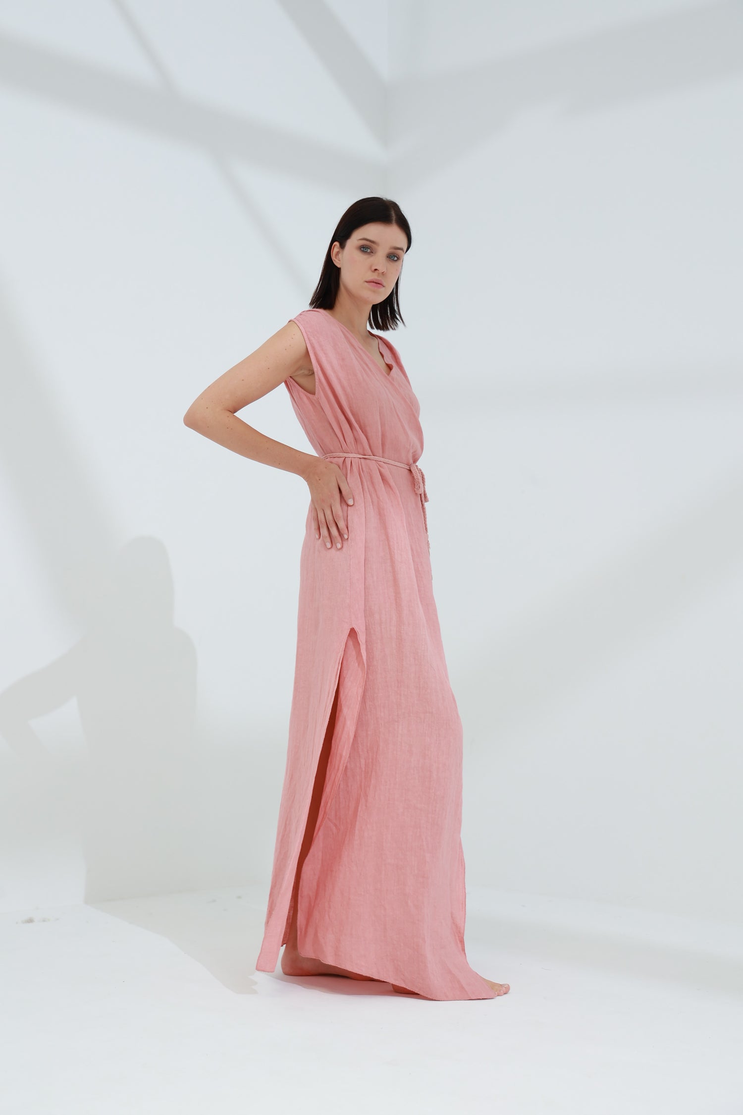Pelle Pure Linen Cape Caramel | G Linen World