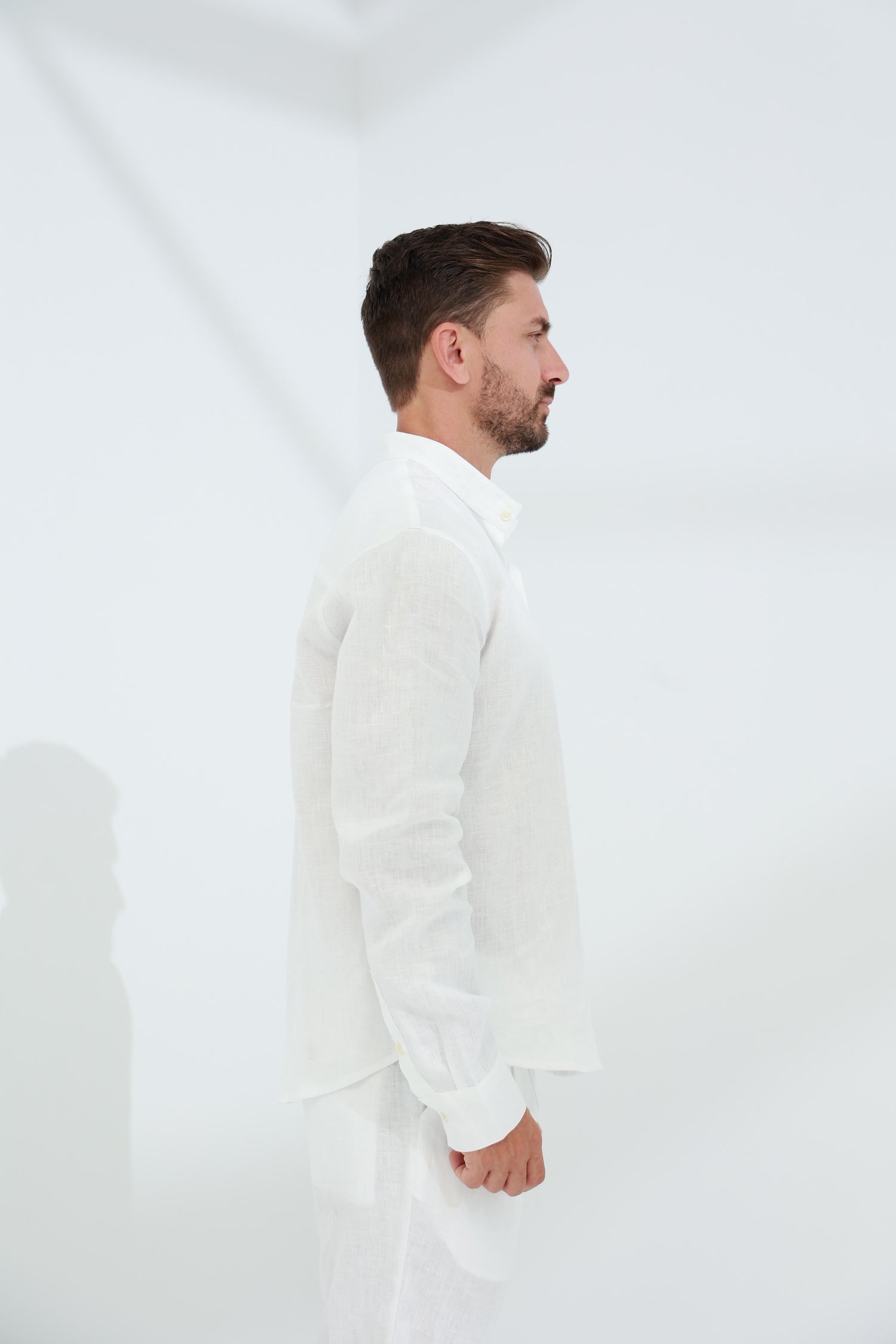 Armonia Men's 100% Linen Shirt - Optico | G Linen World