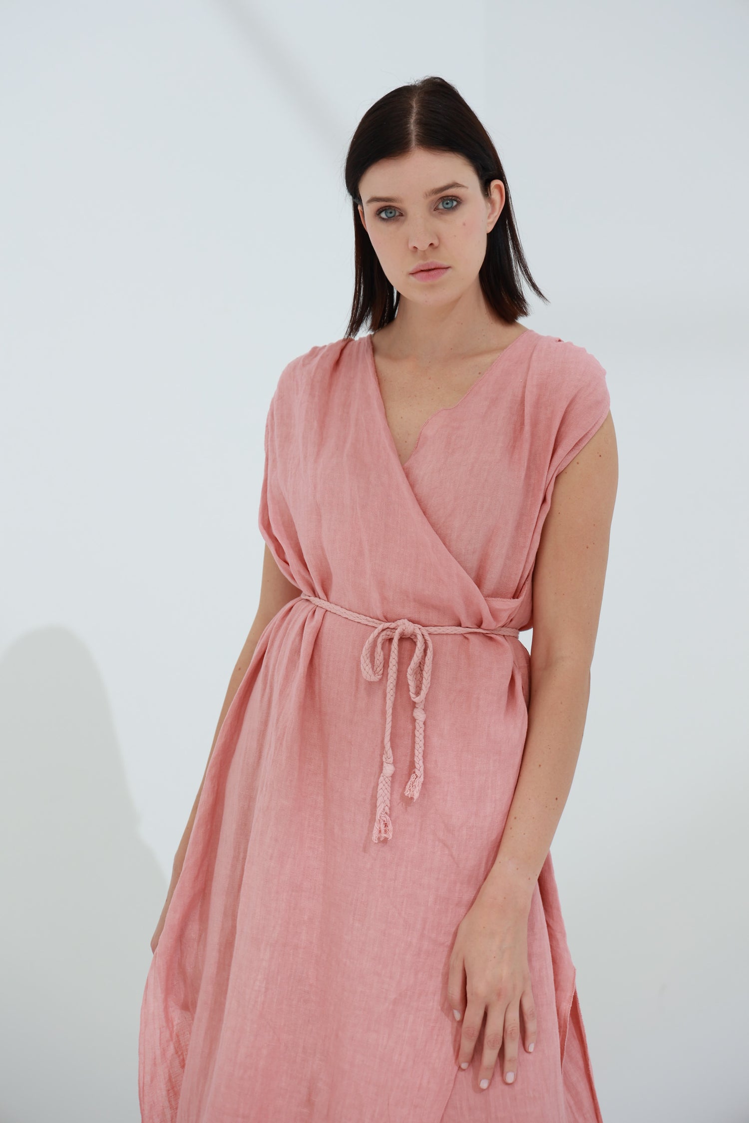 Pelle Pure Linen Cape Caramel | G Linen World