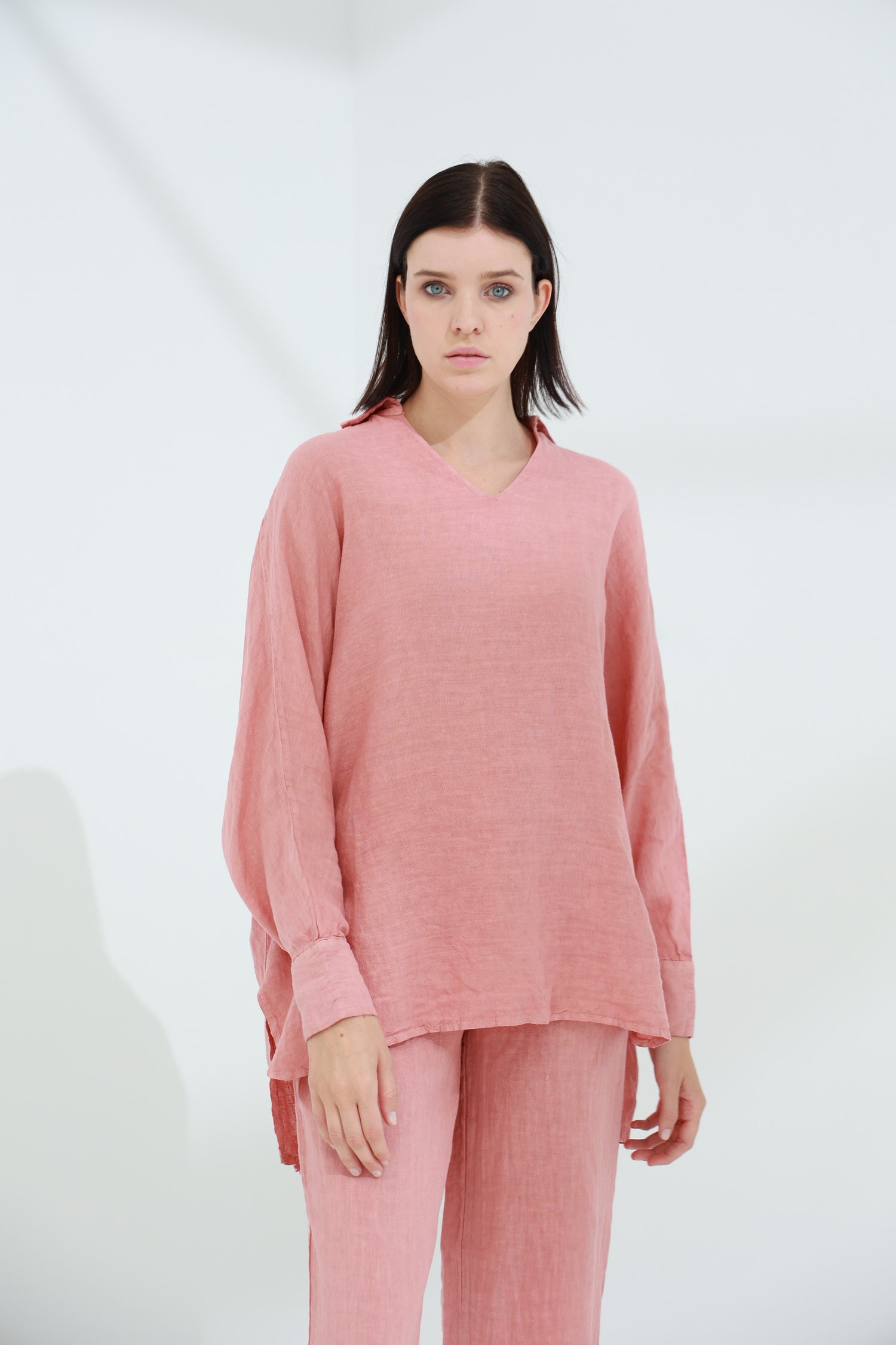 Armonia Pure Linen Shirt Caramel | G Linen World