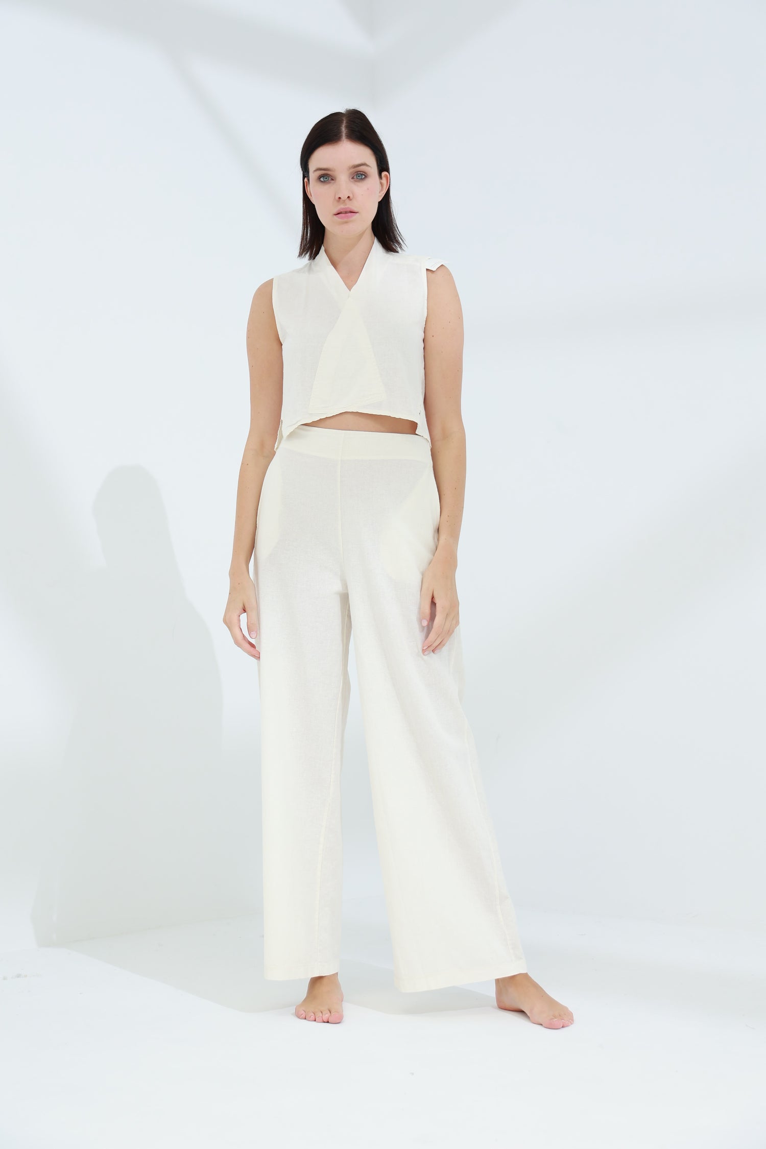 Colpo Linen Crop Top Burro | G Linen World