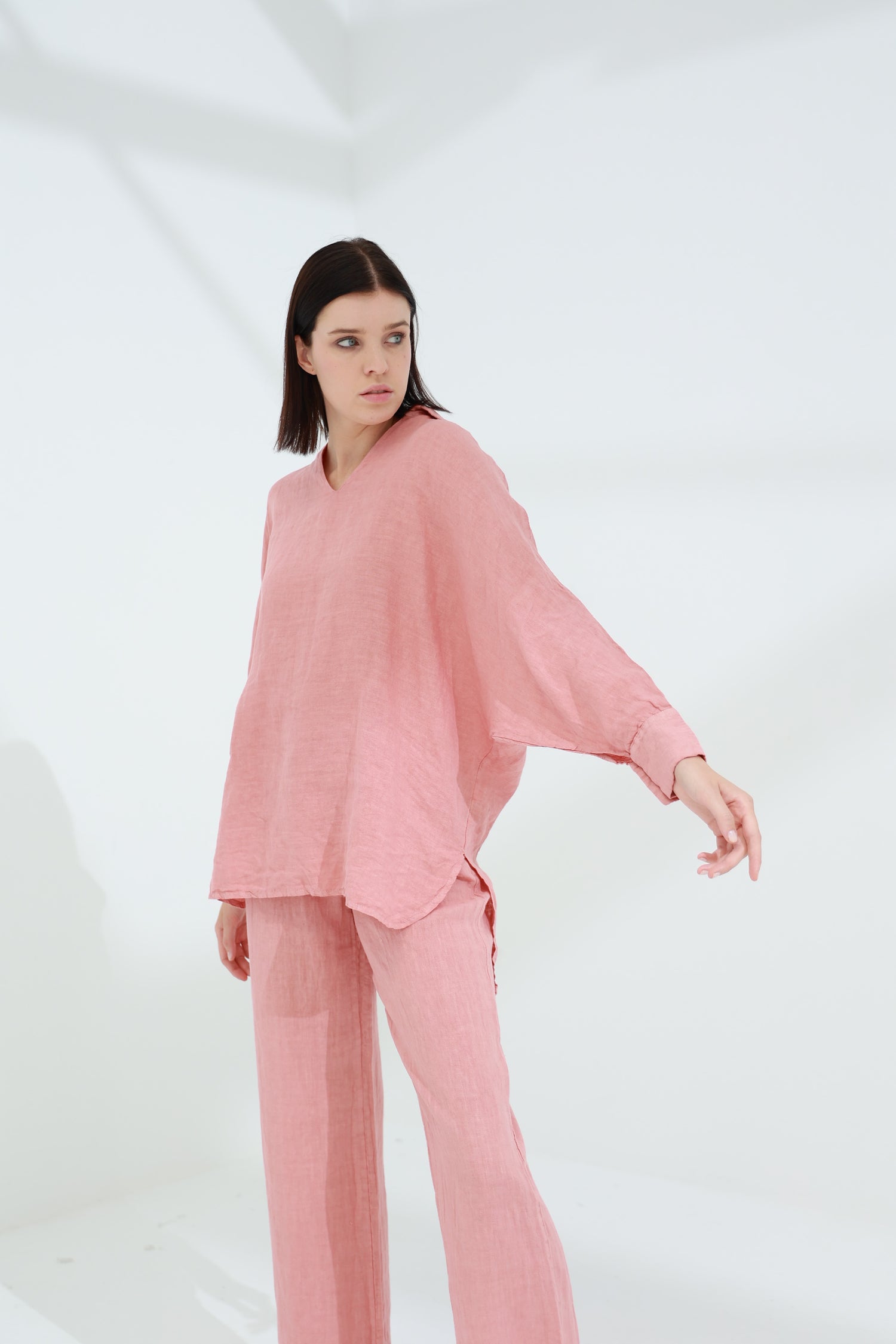 Armonia Pure Linen Shirt Caramel | G Linen World