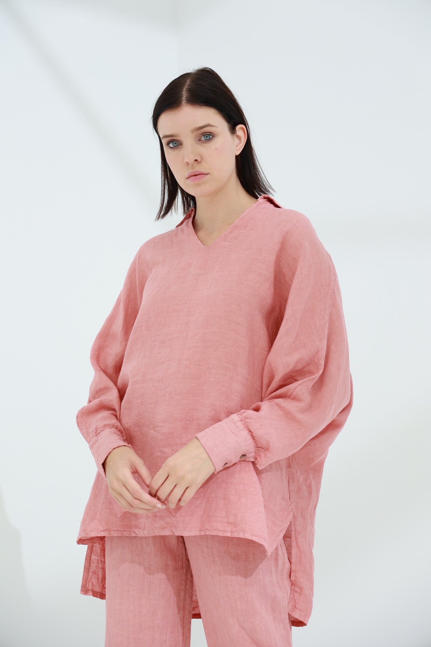 Armonia Pure Linen Shirt Caramel | G Linen World