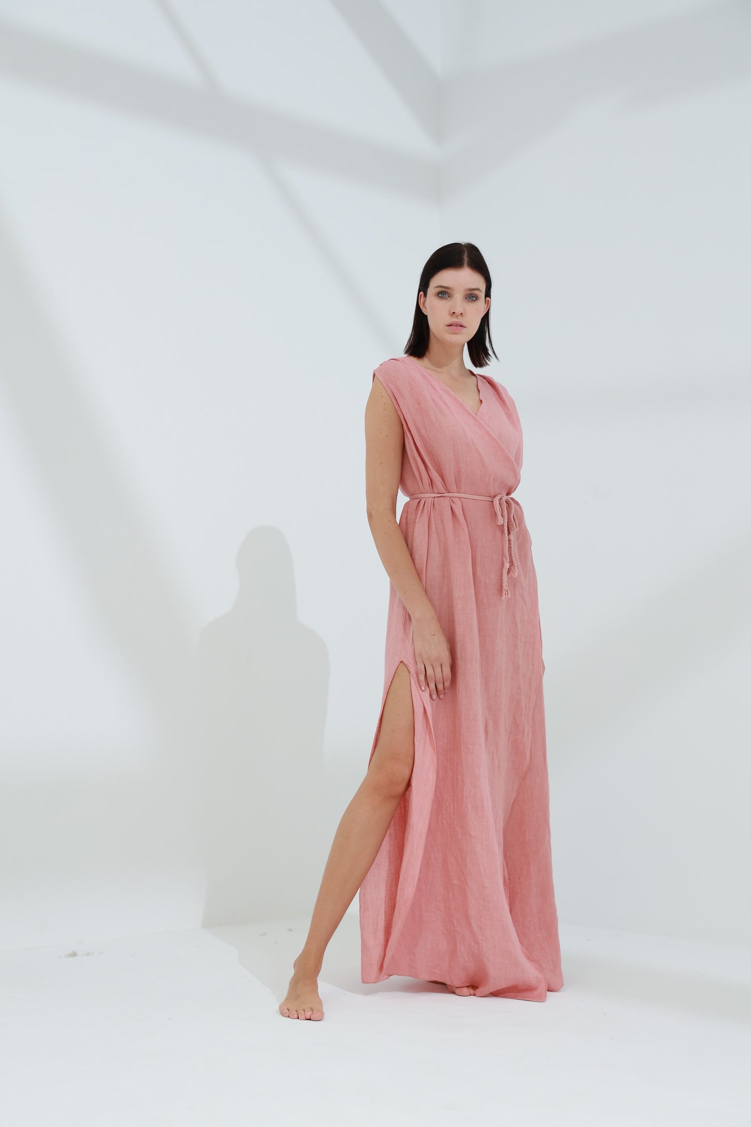 Pelle Pure Linen Cape Caramel | G Linen World