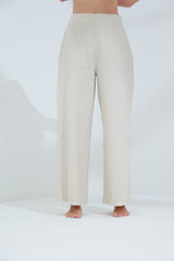 Colpo Linen Wide Leg Pants Sabbia | G Linen World