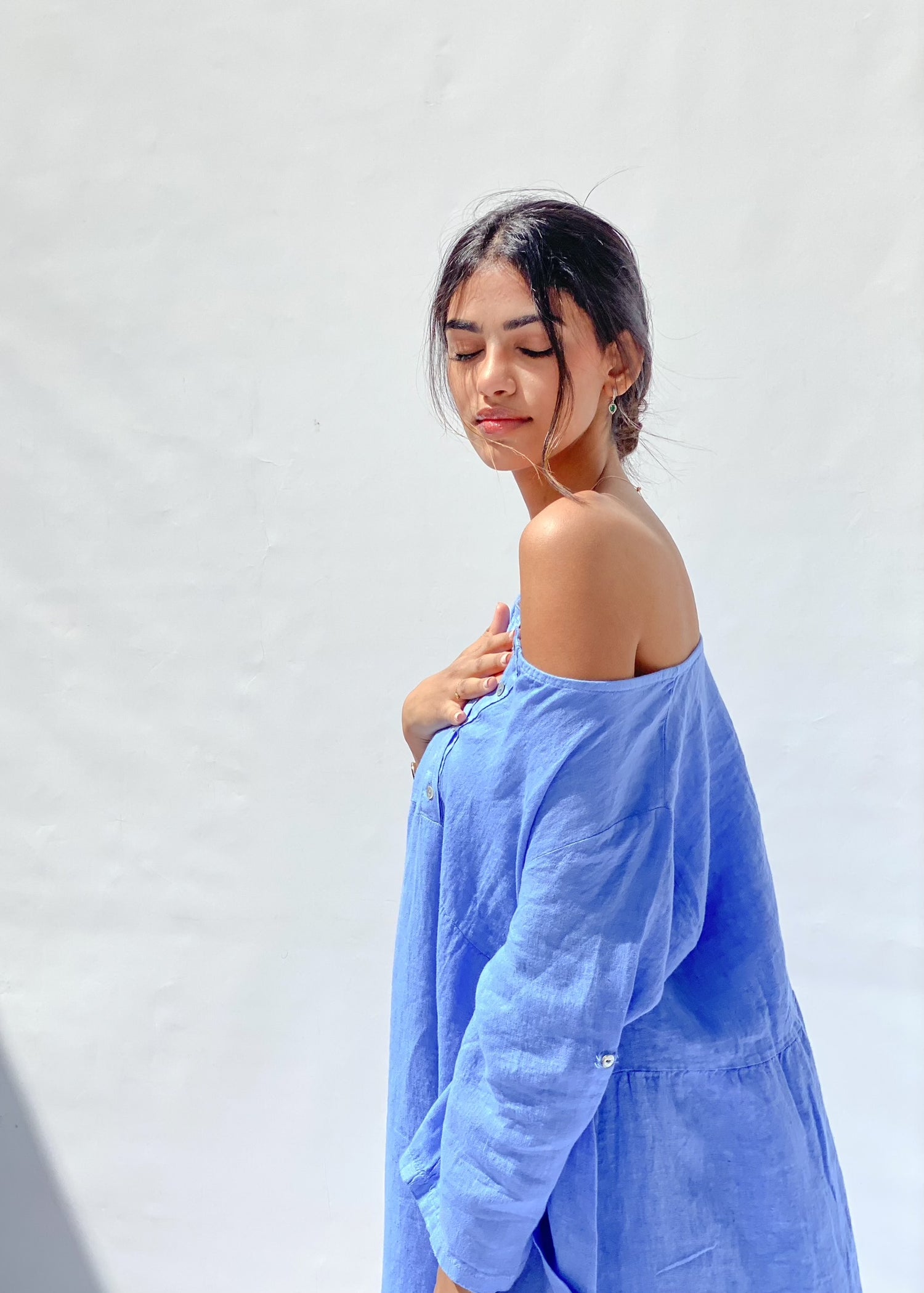 Light Blue Señorita Dress - Azzuro