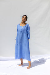 Light Blue Señorita Dress - Azzuro