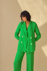 Sole Pure Linen Oversized Blazer in Bottega | G Linen World