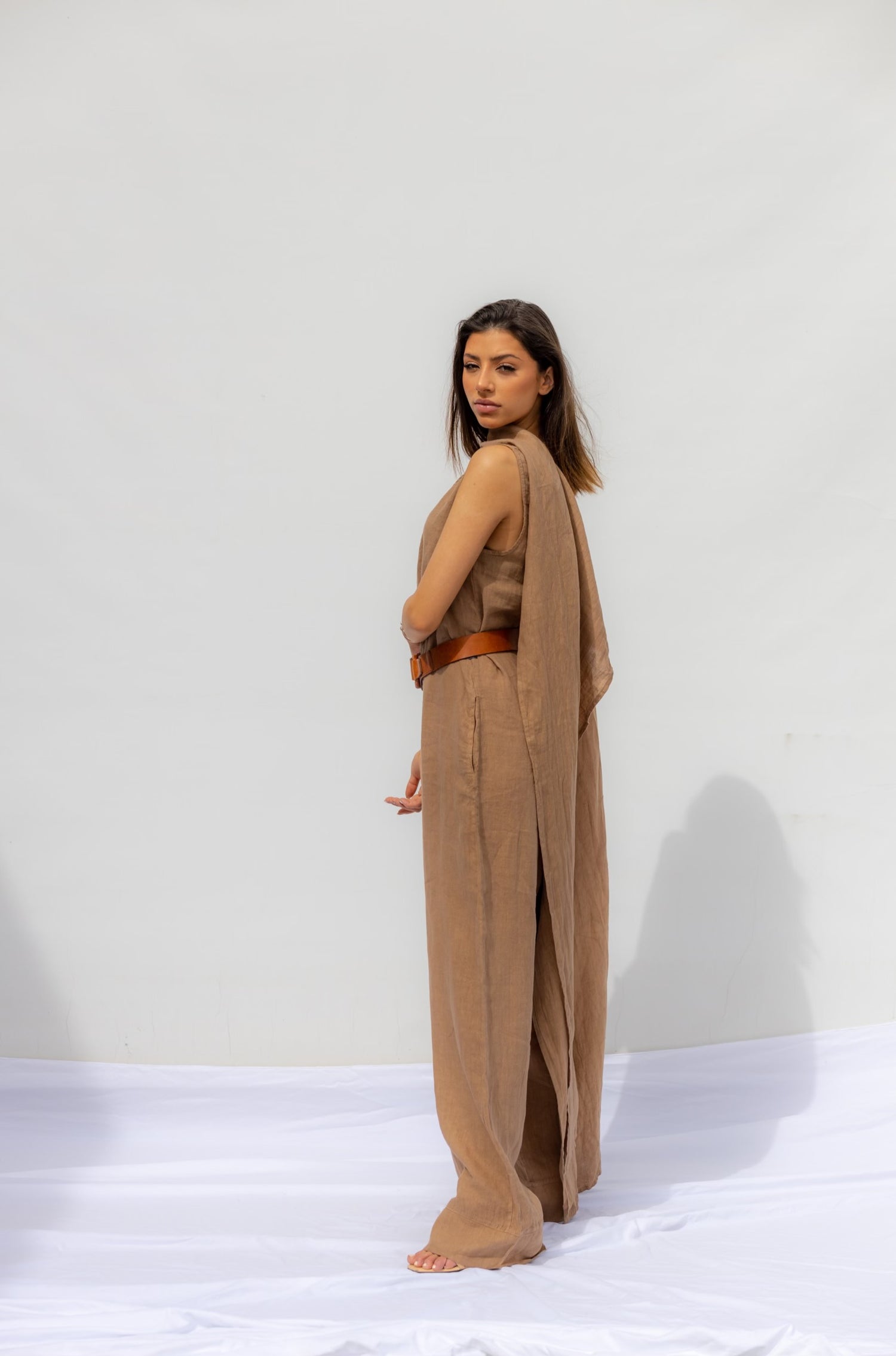 Light Brown Monaco Cape - Cammello