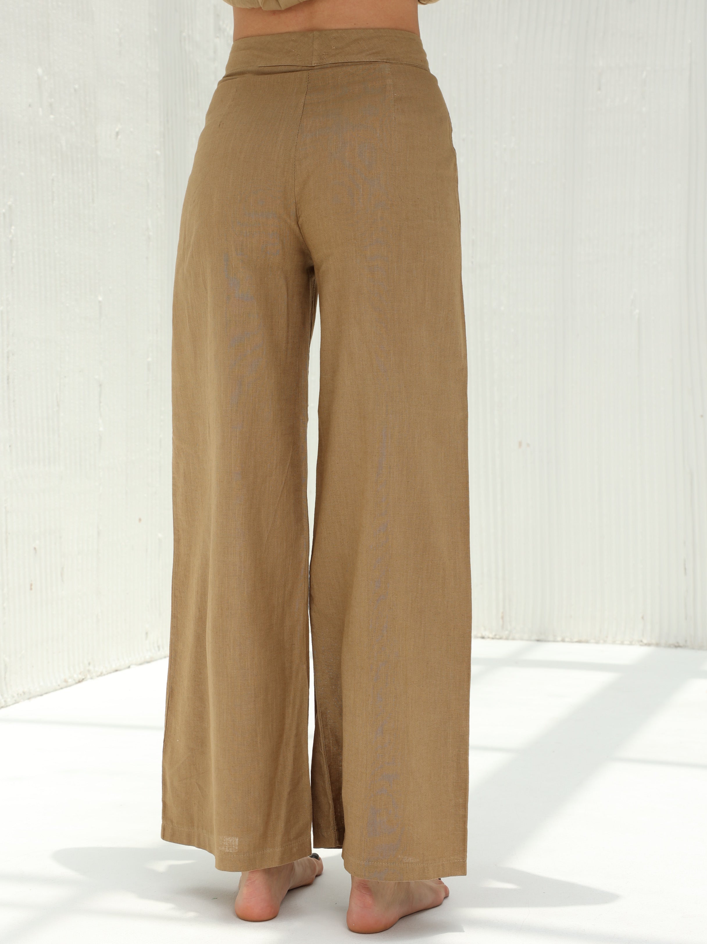 Piera Classic Linen Pants | Timeless & Trendy | G Linen World