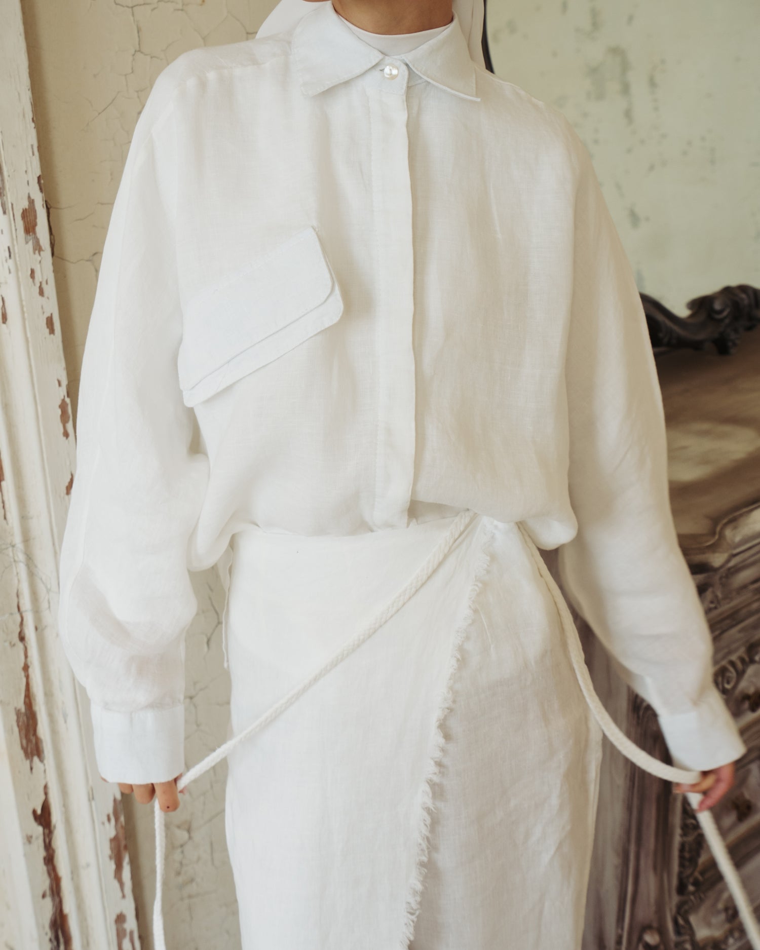 Lia Co ord Set - Pure Italian Linen