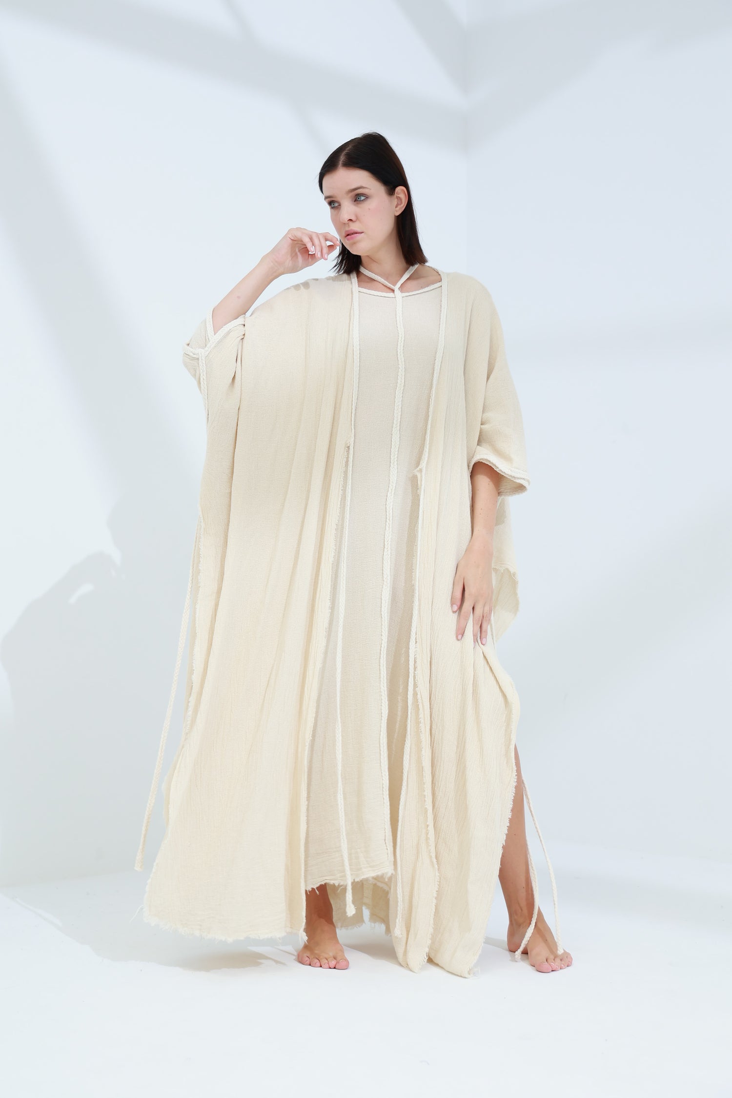 Sande Linen Abaya Burro | G Linen World