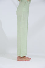 Load image into Gallery viewer, Armonia Straight Leg Linen Pants Verdino | G Linen World 
