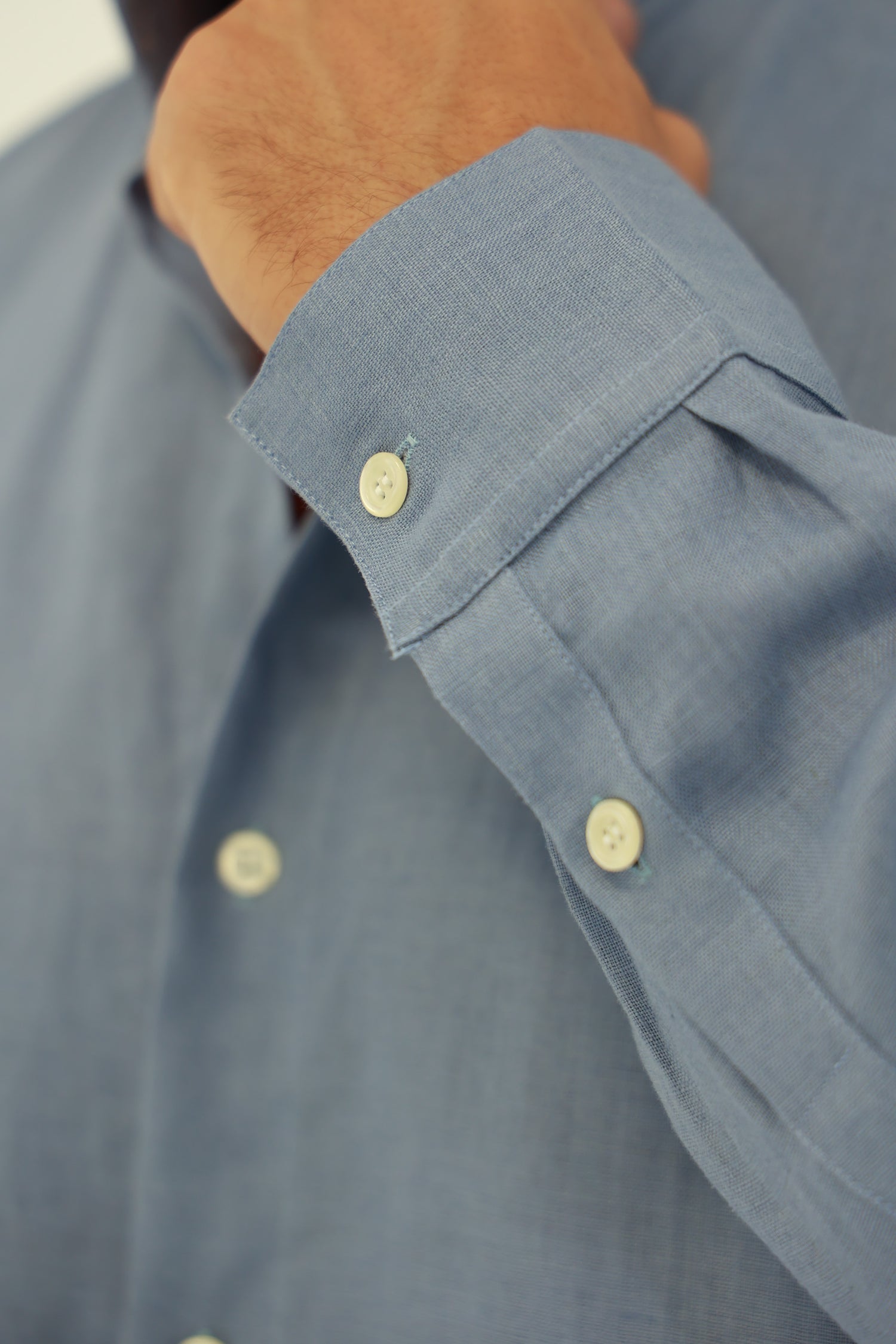 Armonia Men's Linen Shirt - Blue | G Linen World