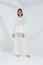 Load image into Gallery viewer, Armonia straight Leg Linen Pants Blanco
