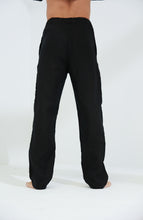 تحميل الصورة في عارض المعرض ، Ditta Men&#39;s 100% Linen Pants Black | G Linen World
