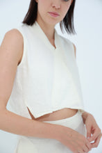 Load image into Gallery viewer, Colpo Linen Crop Top Burro | G Linen World
