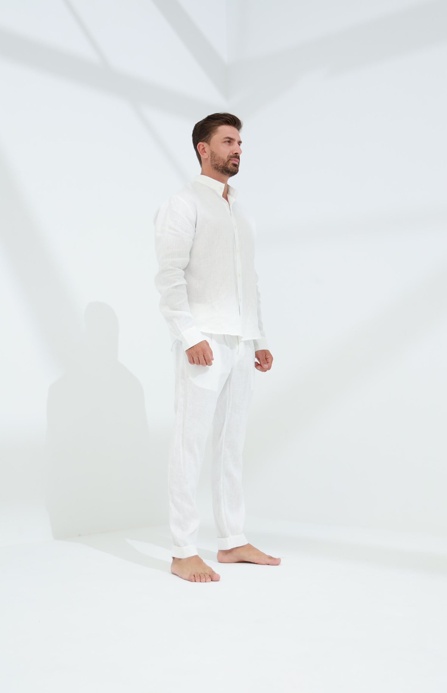 Armonia Men's Linen Pants - Optico | G Linen World