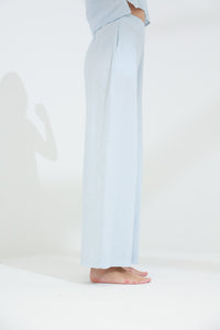 Colpo Linen Wide Leg Pants Cloud | G Linen World