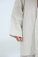 Load image into Gallery viewer, Leggera Men&#39;s Linen Cardigan Beige - G Linen World 
