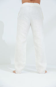 Ditta Men's 100% Linen Pants Burro | G Linen World