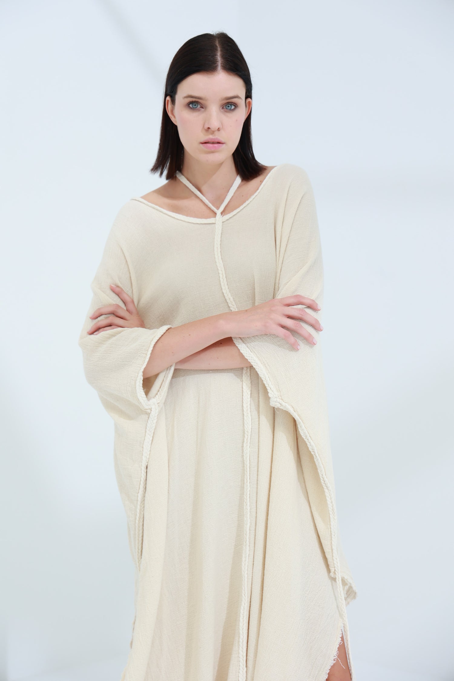 Sande Linen Kaftan Burro | G Linen World 