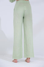 تحميل الصورة في عارض المعرض ، Armonia Straight Leg Linen Pants Verdino | G Linen World 
