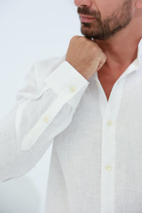 Armonia Men's Linen Shirt Optico