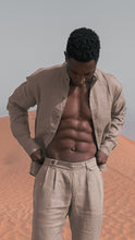 تحميل الصورة في عارض المعرض ، Armonia Men&#39;s 100% Linen Pants - Natural Beige | G Linen World
