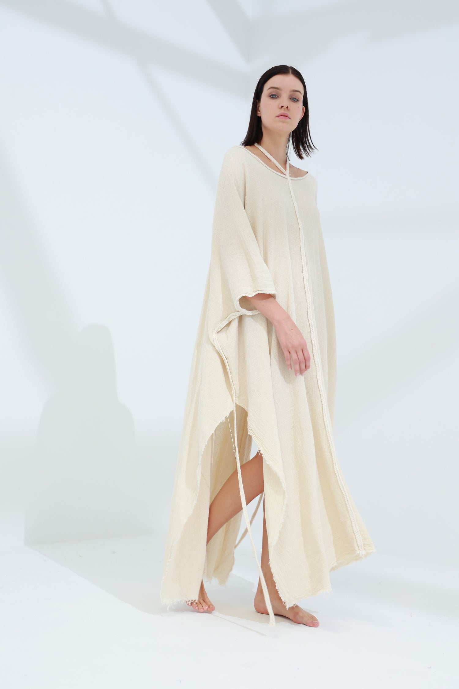 Sande Linen Kaftan Burro | G Linen World 