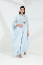 Load image into Gallery viewer, Aria Pure Linen Bisht Abaya Cloud | G Linen World
