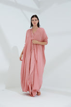 Load image into Gallery viewer, Aria Pure Linen Bisht Abaya Caramel | G Linen World
