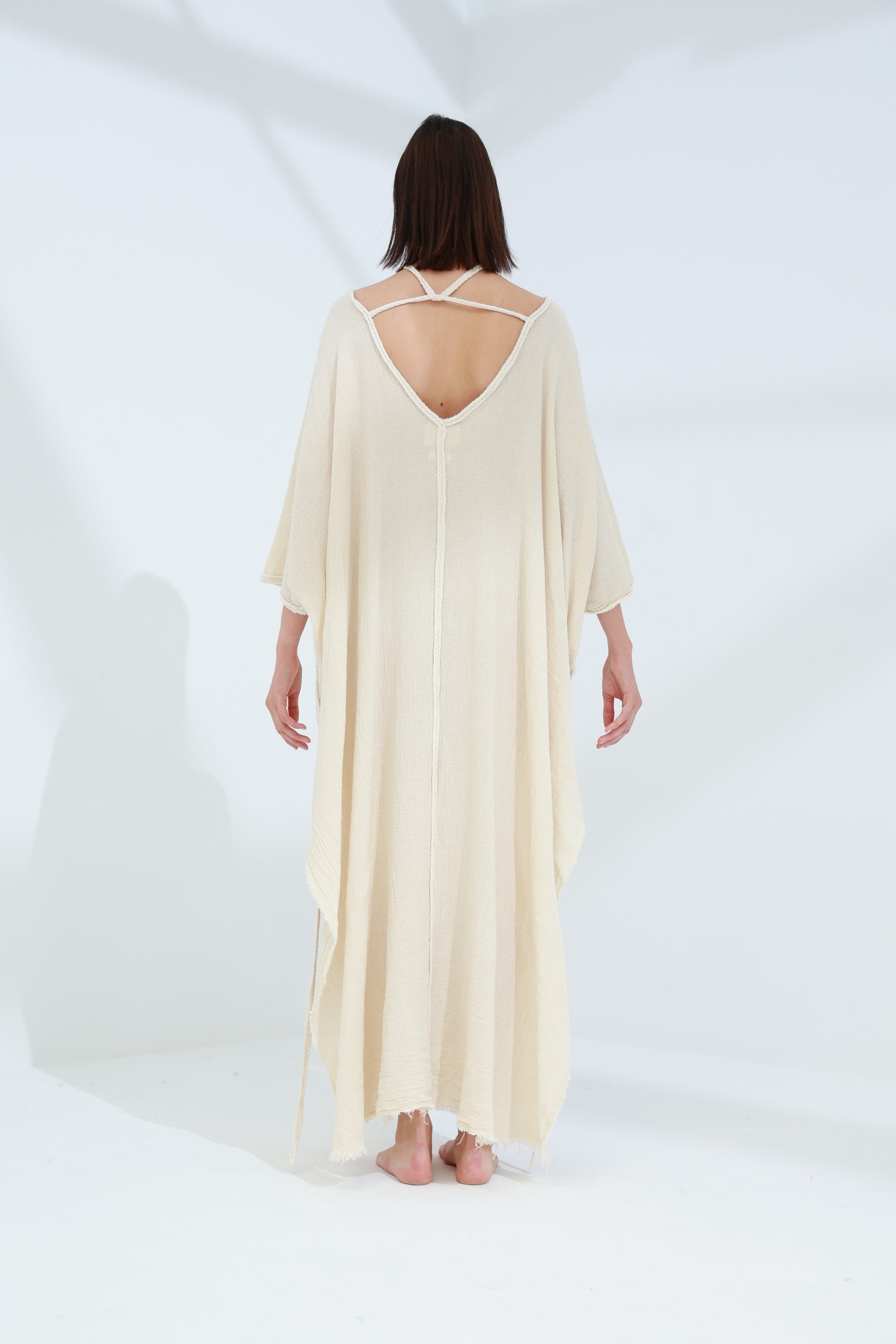 Sande Linen Kaftan Burro | G Linen World 