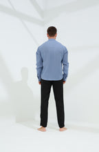 تحميل الصورة في عارض المعرض ، Armonia Men&#39;s Linen Shirt - Blue | G Linen World
