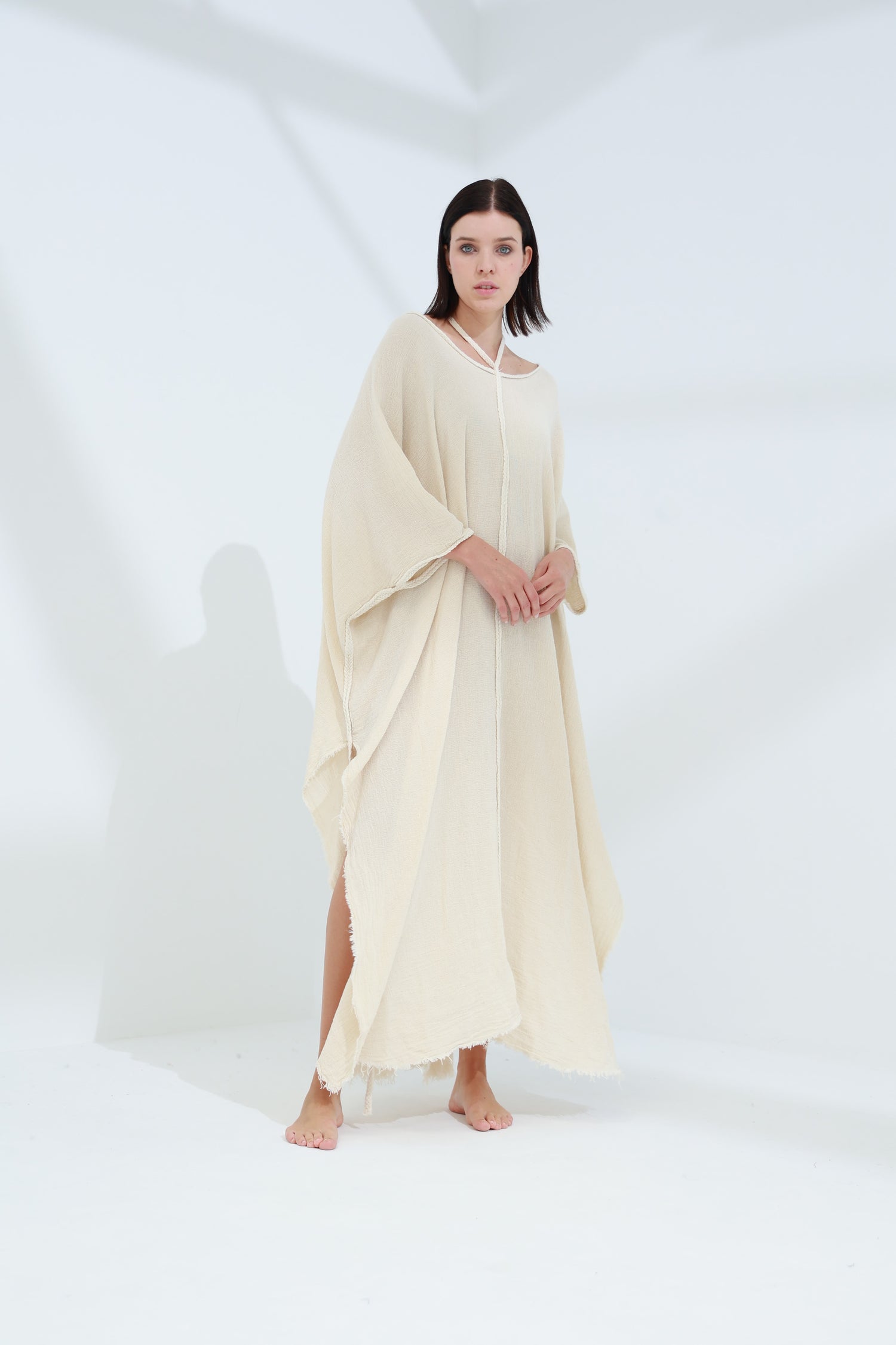 Sande Linen Kaftan Burro | G Linen World 