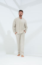 Load image into Gallery viewer, Armonia Men&#39;s 100% Linen Shirt - Natural Beige | G Linen World
