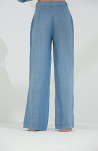Armonia straight Leg Linen Pants Jeans | G Linen World