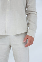 Load image into Gallery viewer, Armonia Men&#39;s 100% Linen Shirt - Natural Beige | G Linen World
