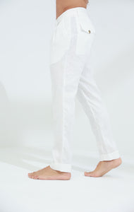 Armonia Men's Linen Pants - Optico | G Linen World