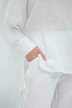 تحميل الصورة في عارض المعرض ، Armonia Linen shirt Blanco
