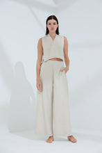 Load image into Gallery viewer, Colpo Linen Wide Leg Pants Sabbia | G Linen World

