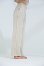 تحميل الصورة في عارض المعرض ، Armonia Straight Leg Linen Pants Sabbia | G Linen World 
