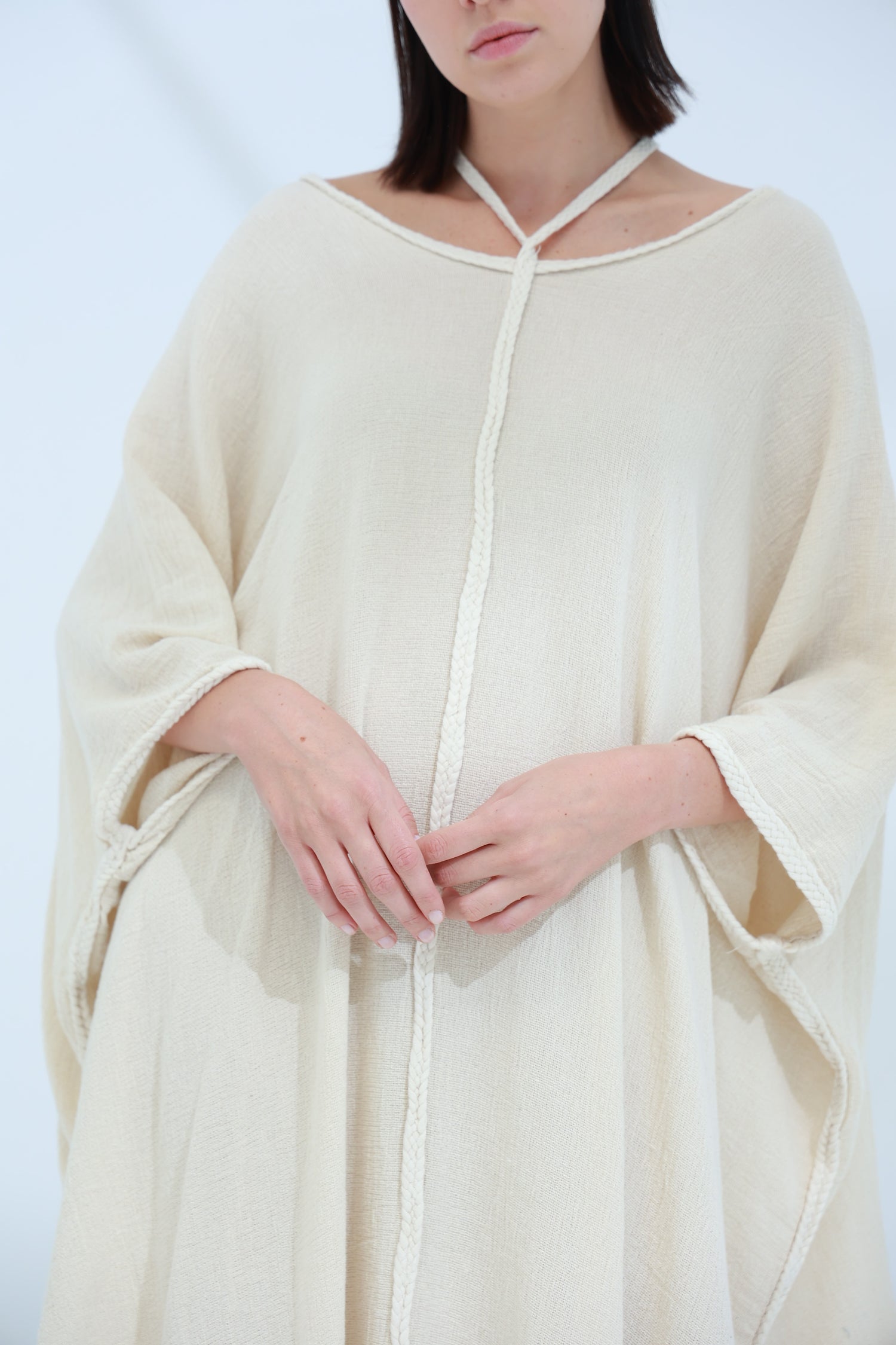 Sande Linen Kaftan Burro | G Linen World 